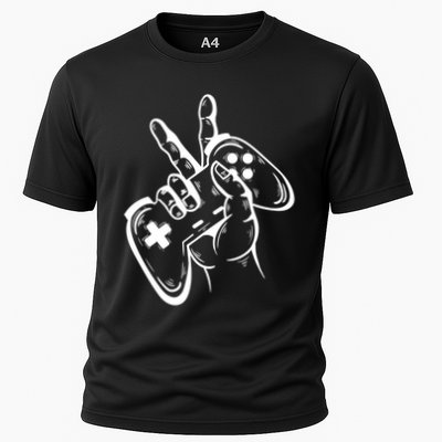 Gaming Console Play Controller Gift Cooling Performance Crew T-Shirt