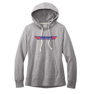 Groomsman Crew Pilot Women's Fleece Hoodie