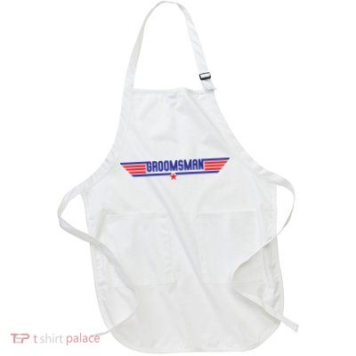 Groomsman Crew Pilot Full-Length Apron With Pockets