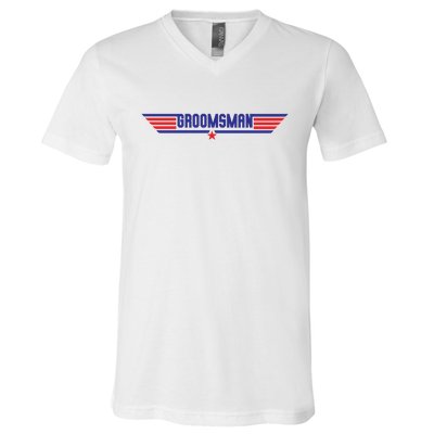 Groomsman Crew Pilot V-Neck T-Shirt