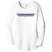 Groomsman Crew Pilot Women's Perfect Tri Tunic Long Sleeve Shirt