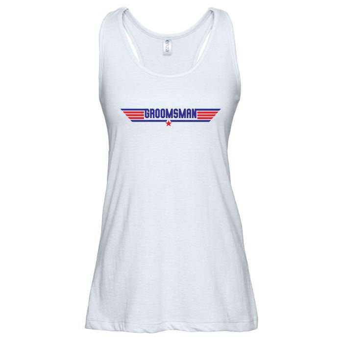 Groomsman Crew Pilot Ladies Essential Flowy Tank