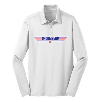 Groomsman Crew Pilot Silk Touch Performance Long Sleeve Polo