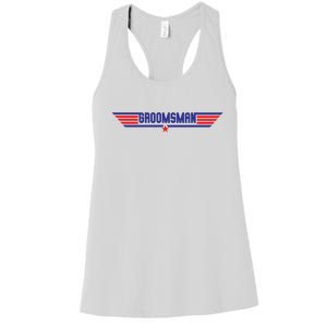 Groomsman Crew Pilot Women's Racerback Tank