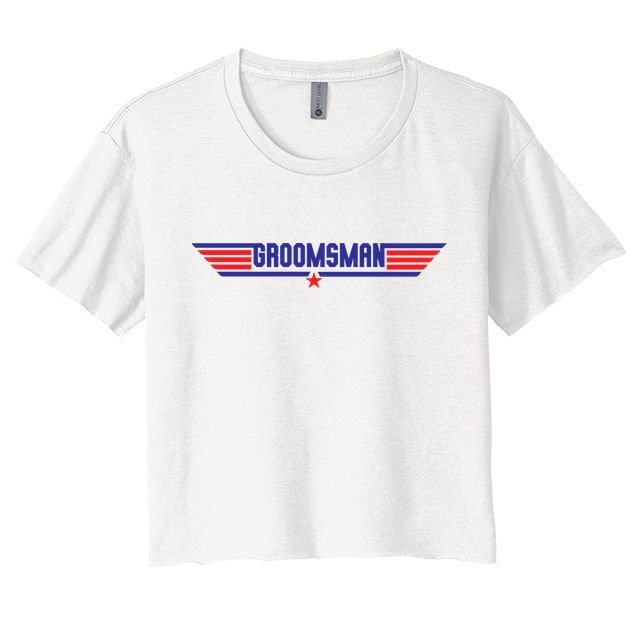 Groomsman Crew Pilot Crop Top