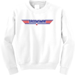 Groomsman Crew Pilot Kids Sweatshirt