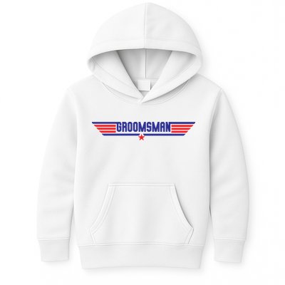 Groomsman Crew Pilot Kids Hoodie