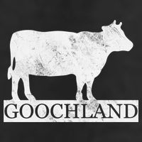 Goochland Cow Pocket Logo 7 Panel Mesh Trucker Snapback Hat