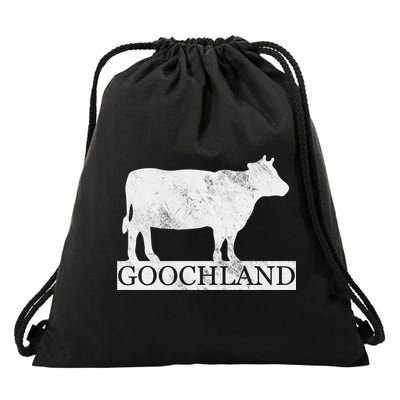Goochland Cow Pocket Logo Drawstring Bag