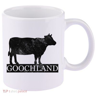 Goochland Cow Pocket Logo 11oz C Handle Ceramic Mug