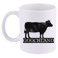Goochland Cow Pocket Logo 11oz C Handle Ceramic Mug
