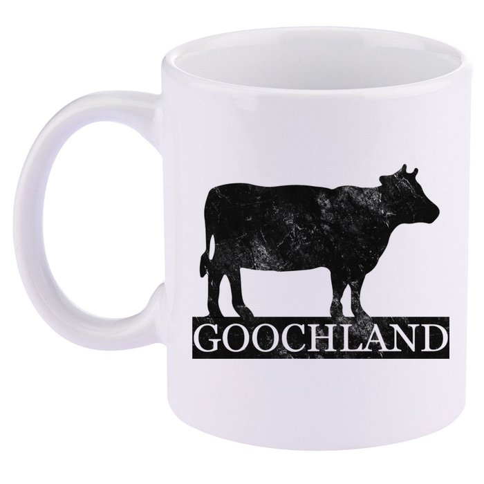 Goochland Cow Pocket Logo 11oz C Handle Ceramic Mug