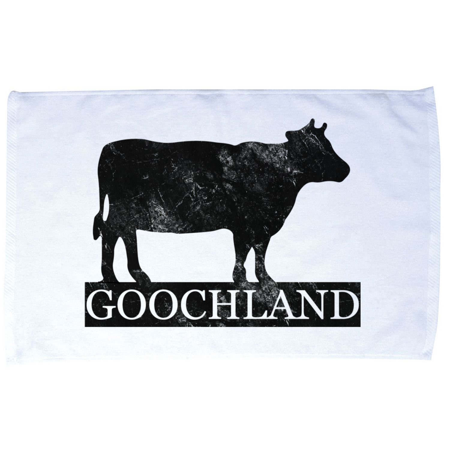 Goochland Cow Pocket Logo Microfiber Hand Towel