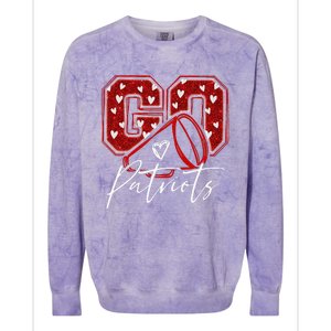 Go Cheer Patriots Colorblast Crewneck Sweatshirt