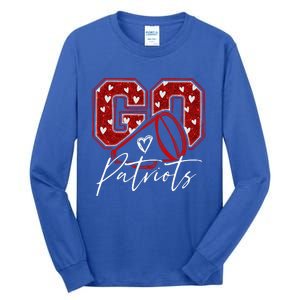 Go Cheer Patriots Tall Long Sleeve T-Shirt