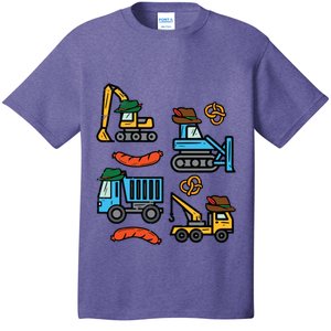 German Construction Pretzel Sausage Oktoberfest T-Shirt