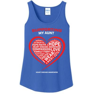 Gifts Clothes Products Wear Red Aunt Heart Disease Awareness Cool Gift Ladies Essential Tank