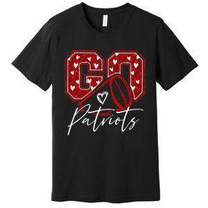 Go Cheer Patriots Design Gift Premium T-Shirt