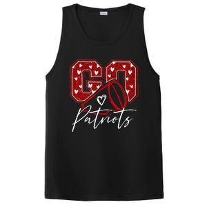 Go Cheer Patriots Design Gift PosiCharge Competitor Tank