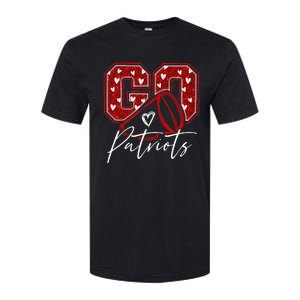 Go Cheer Patriots Design Gift Softstyle CVC T-Shirt