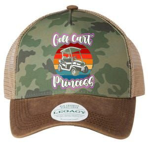 Golf Cart Princess Golfing Girl Golf Sport Legacy Tie Dye Trucker Hat