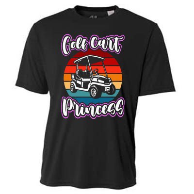 Golf Cart Princess Golfing Girl Golf Sport Cooling Performance Crew T-Shirt