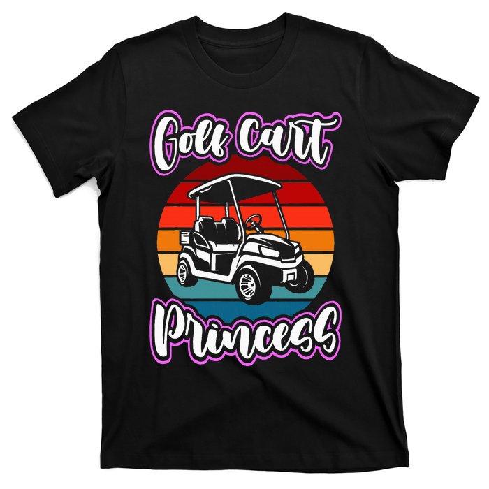 Golf Cart Princess Golfing Girl Golf Sport T-Shirt