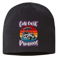 Golf Cart Princess Golfing Girl Golf Sport Sustainable Beanie