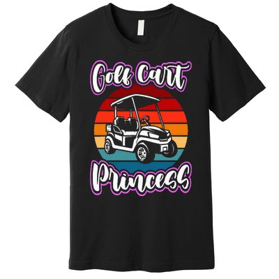 Golf Cart Princess Golfing Girl Golf Sport Premium T-Shirt