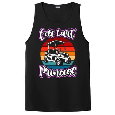 Golf Cart Princess Golfing Girl Golf Sport PosiCharge Competitor Tank