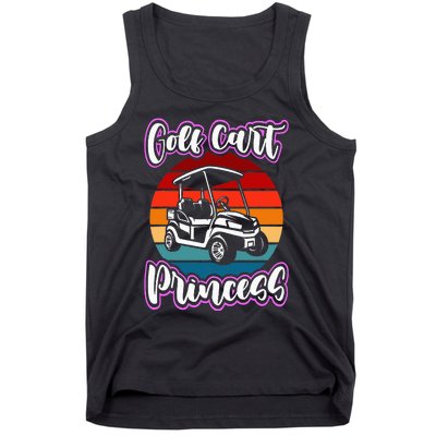 Golf Cart Princess Golfing Girl Golf Sport Tank Top