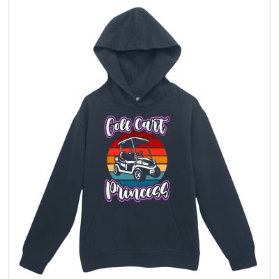 Golf Cart Princess Golfing Girl Golf Sport Urban Pullover Hoodie