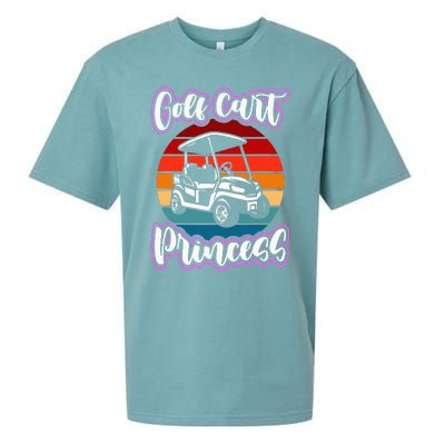 Golf Cart Princess Golfing Girl Golf Sport Sueded Cloud Jersey T-Shirt