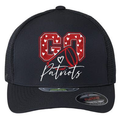 Go Cheer Patriots Design Gift Flexfit Unipanel Trucker Cap