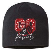 Go Cheer Patriots Design Gift Sustainable Beanie