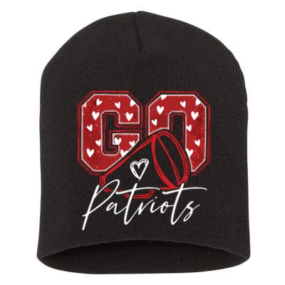 Go Cheer Patriots Design Gift Short Acrylic Beanie