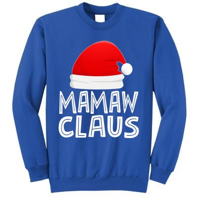 Grandma Christmas Pajamas Santa Claus Cute Gift Mamaw Claus Funny Gift Sweatshirt