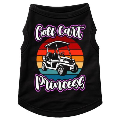 Golf Cart Princess Golfing Girl Golf Sport Lover Golfer Doggie Tank