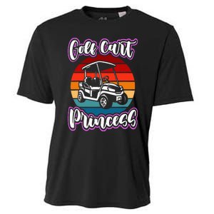 Golf Cart Princess Golfing Girl Golf Sport Lover Golfer Cooling Performance Crew T-Shirt