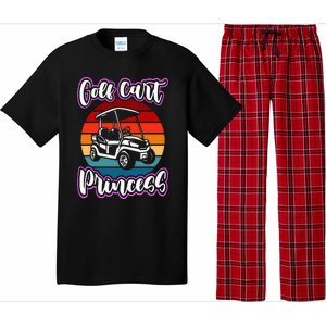 Golf Cart Princess Golfing Girl Golf Sport Lover Golfer Pajama Set