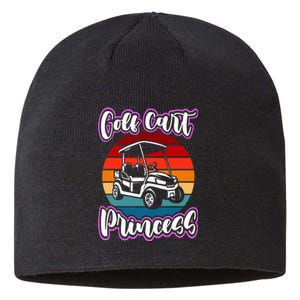 Golf Cart Princess Golfing Girl Golf Sport Lover Golfer Sustainable Beanie