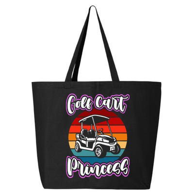 Golf Cart Princess Golfing Girl Golf Sport Lover Golfer 25L Jumbo Tote