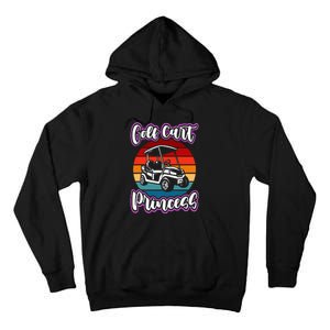 Golf Cart Princess Golfing Girl Golf Sport Lover Golfer Tall Hoodie