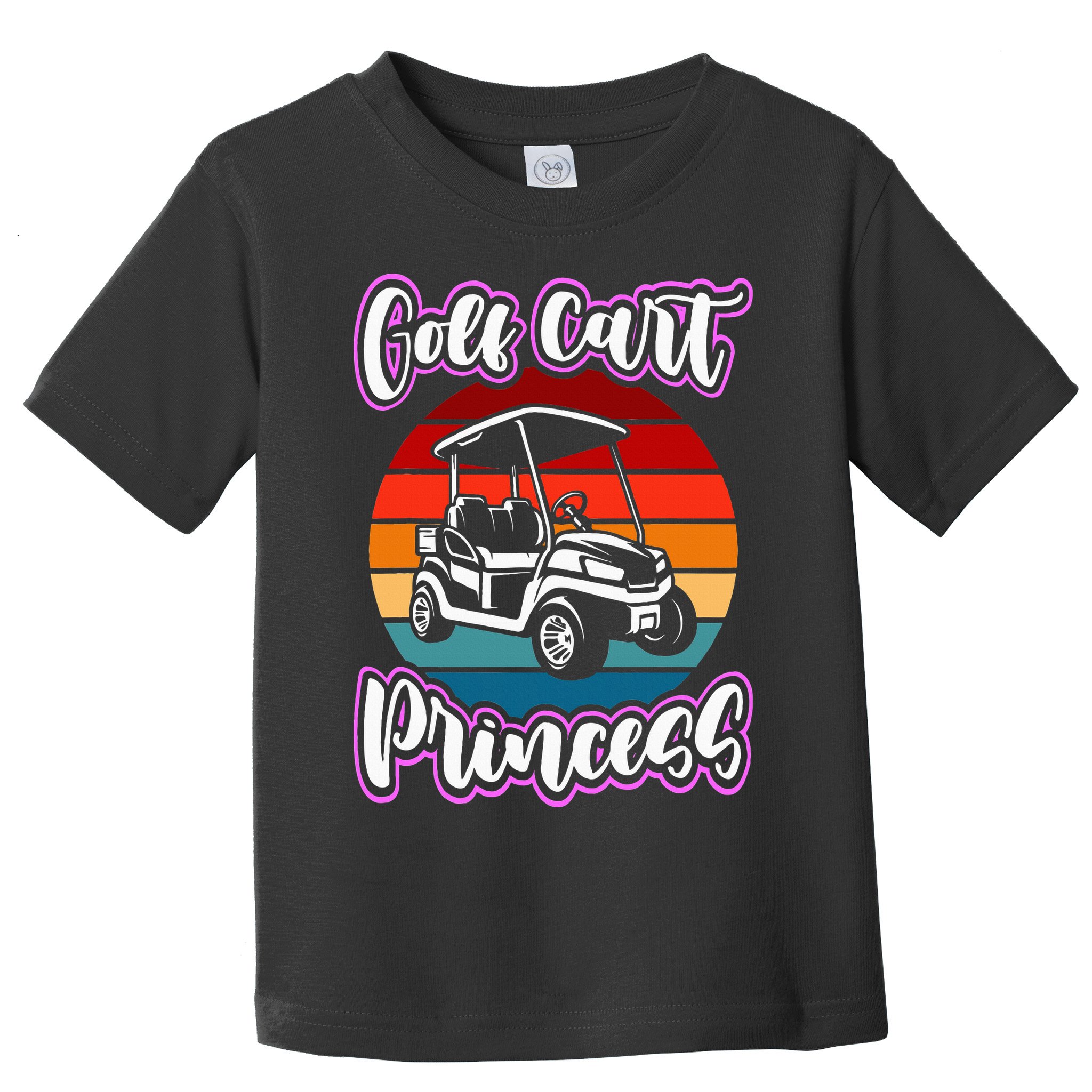 Golf Cart Princess Golfing Girl Golf Sport Lover Golfer Toddler T-Shirt