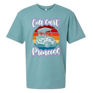 Golf Cart Princess Golfing Girl Golf Sport Lover Golfer Sueded Cloud Jersey T-Shirt