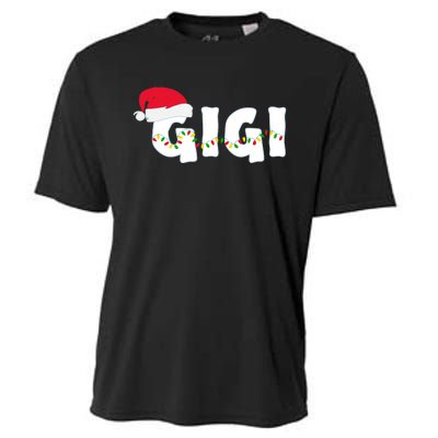 Gigi Christmas Pajama Family Matching Santa Hat Gift Cooling Performance Crew T-Shirt