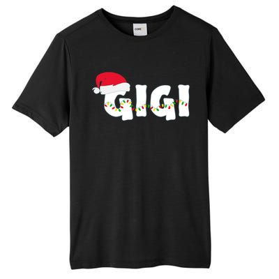 Gigi Christmas Pajama Family Matching Santa Hat Gift Tall Fusion ChromaSoft Performance T-Shirt