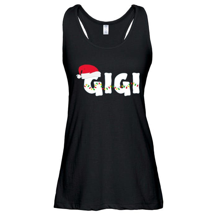 Gigi Christmas Pajama Family Matching Santa Hat Gift Ladies Essential Flowy Tank