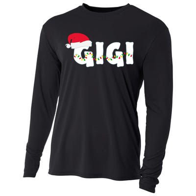 Gigi Christmas Pajama Family Matching Santa Hat Gift Cooling Performance Long Sleeve Crew