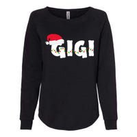 Gigi Christmas Pajama Family Matching Santa Hat Gift Womens California Wash Sweatshirt